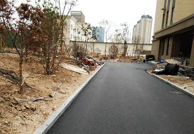 濟寧城投錦園小區(qū)路面